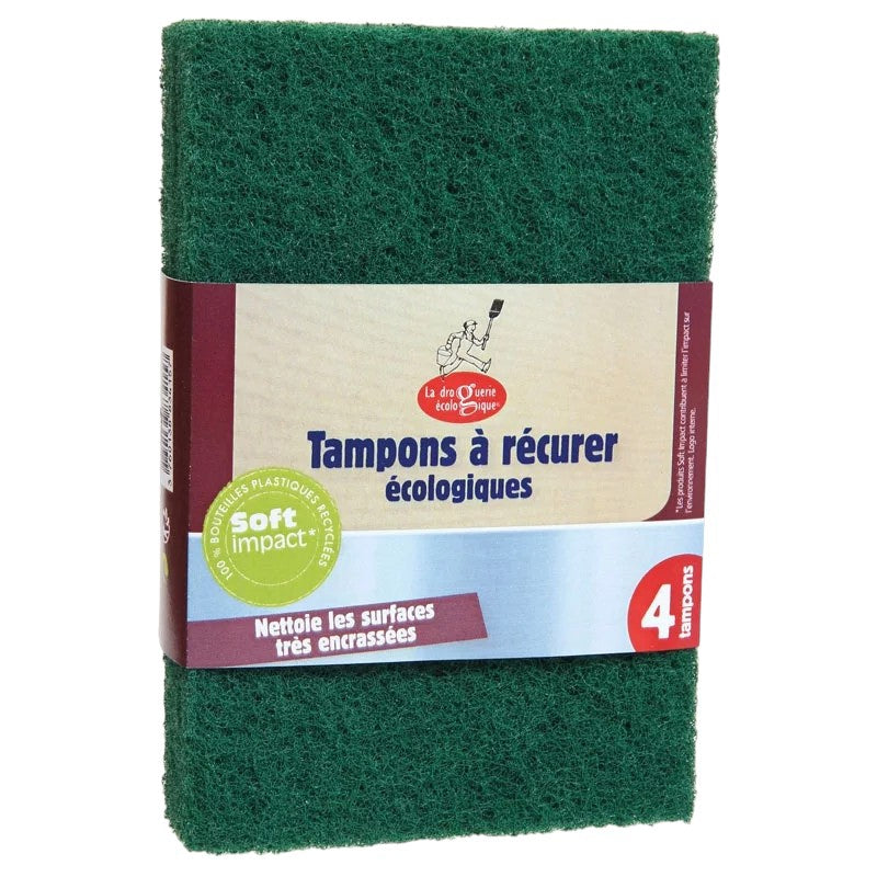 Umweltfreundliche Scheuerschwämme – 4 Stück – Die umweltfreundliche Drogerie