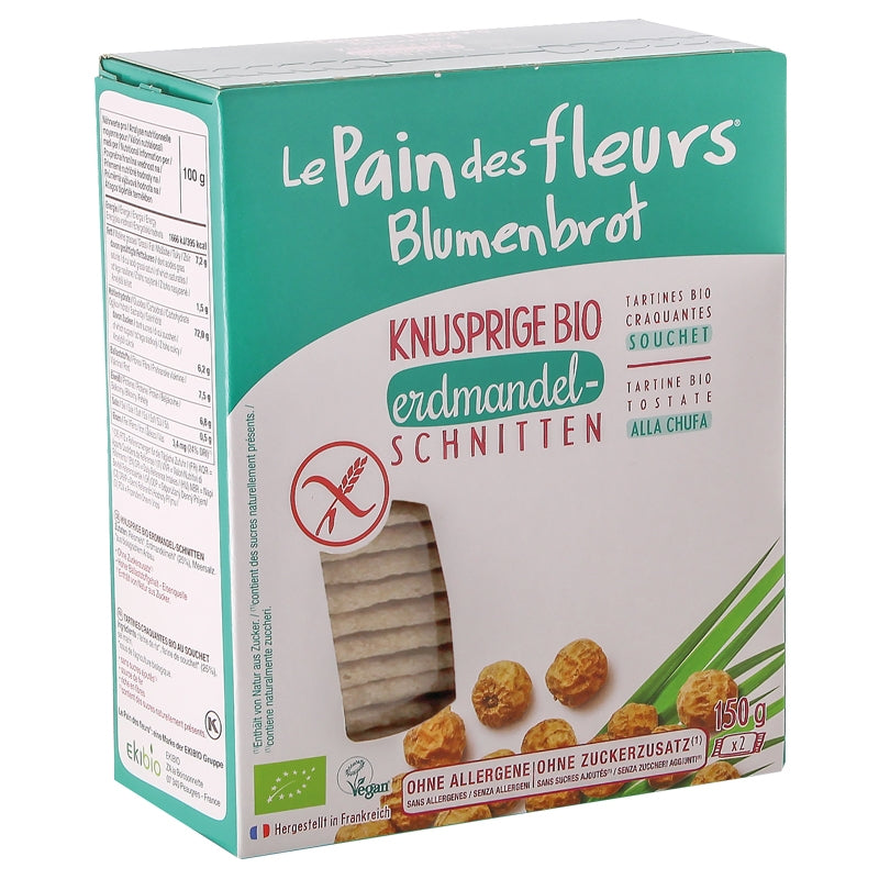 Knusprige Bio-Toasts mit Tigernüssen – 150 g – Le Pain des Fleurs
