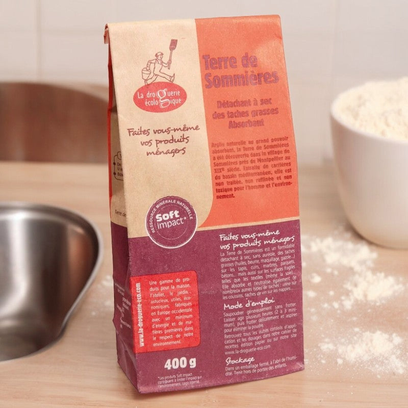 Sommières Tonerde - 400 g - Die umweltfreundliche Drogerie