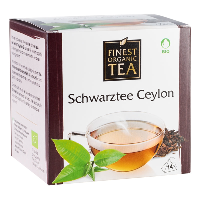 BIO Ceylon Schwarztee - 14 Beutel - Schweizer Alpenkräuter