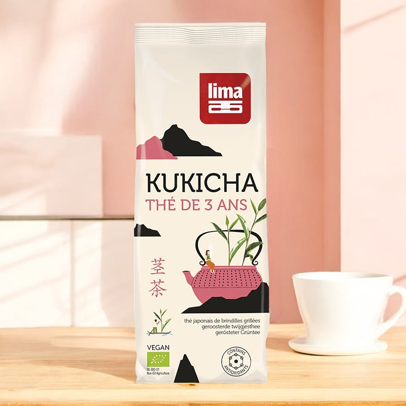 Bio-Grüntee aus gerösteten Zweigen – Kukicha – 150 g – Lima