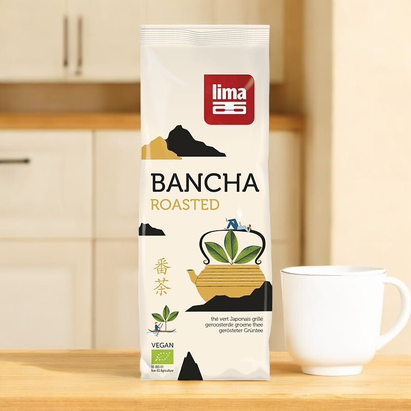 Bio-gerösteter japanischer Grüntee – Gerösteter Bancha – 75 g – Lima