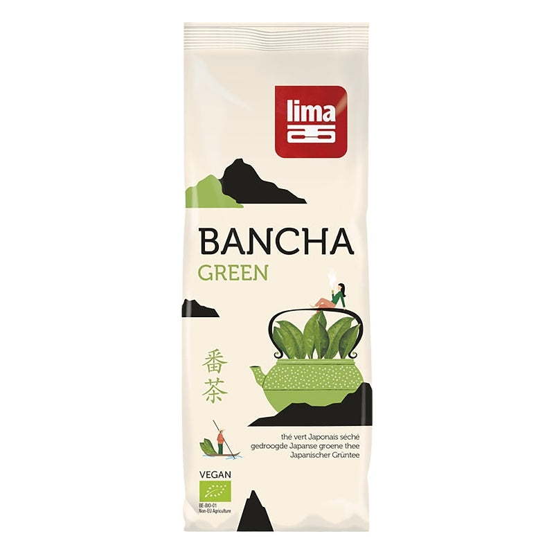 Bio-getrockneter japanischer Grüntee - Bancha - 100 g - Lima