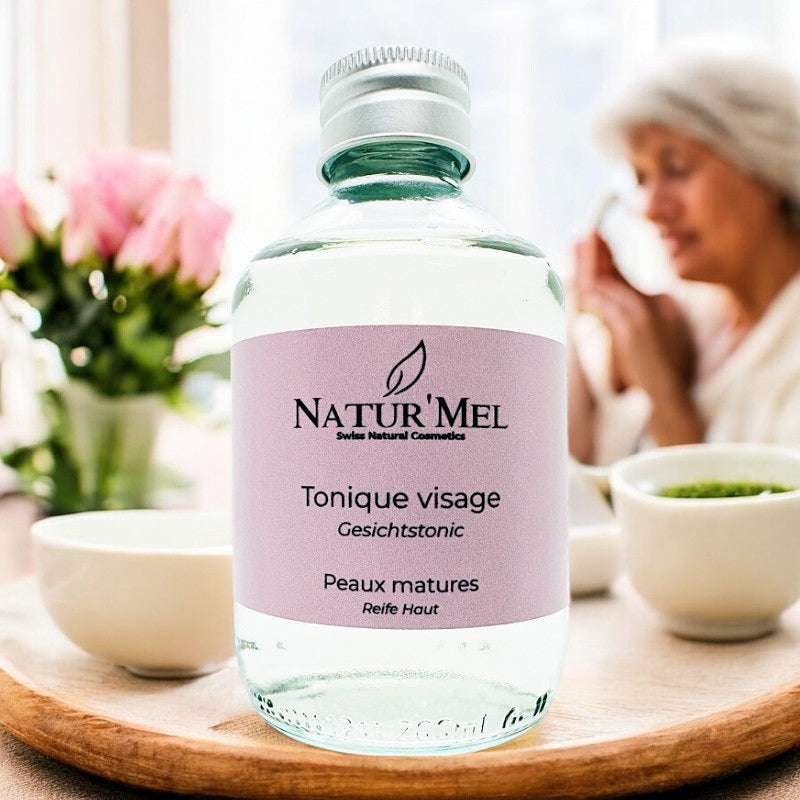 Tonique visage peau mature rose & thé vert - 200ml - Natur'Mel