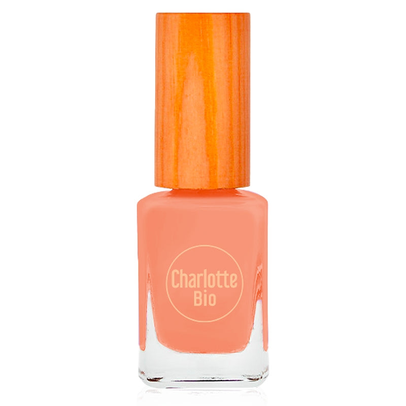 Vernis à ongles brillant pêche - 10ml - Charlotte Bio
