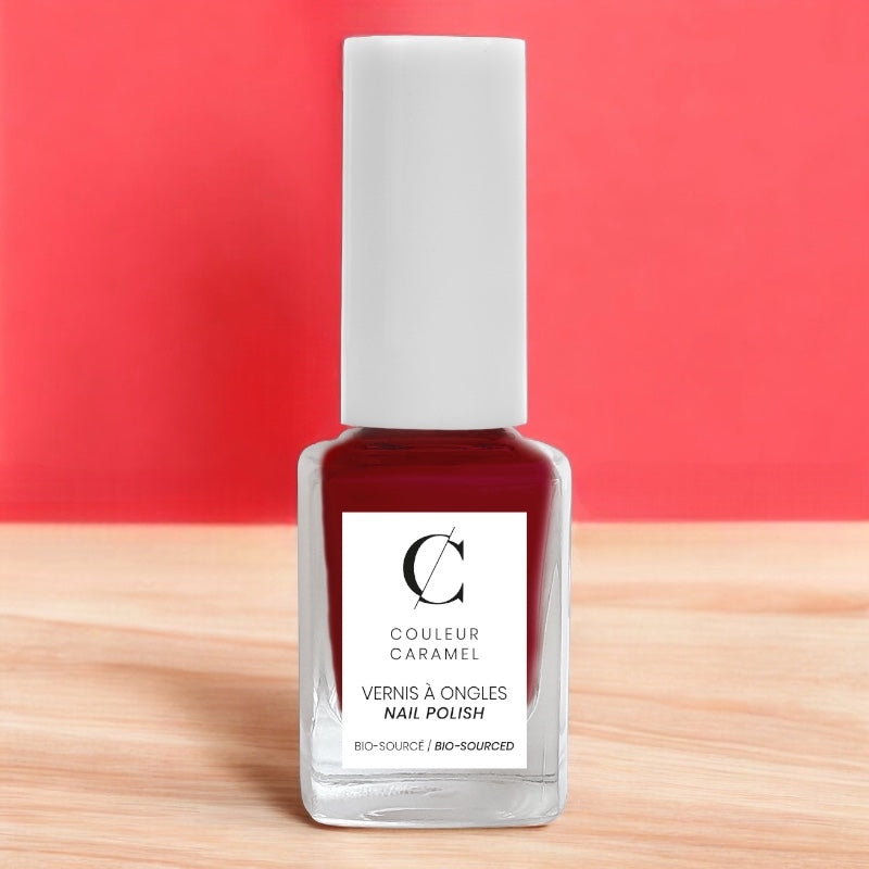 Vernis à ongles mat Rouge N°08 - 11ml - Couleur Caramel