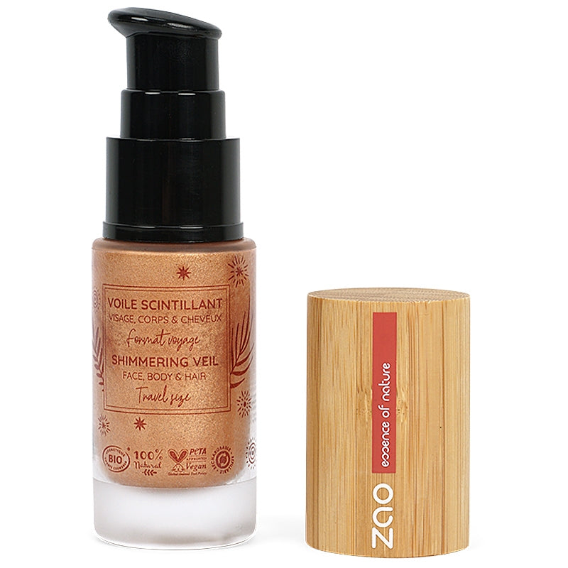 Voile scintillant visage, corps & cheveux BIO - 50ml - Zao