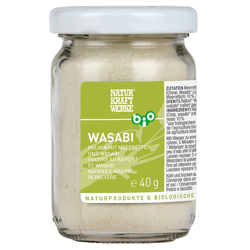 Bio Wasabi Pulver - 40g - NaturKraftWerke