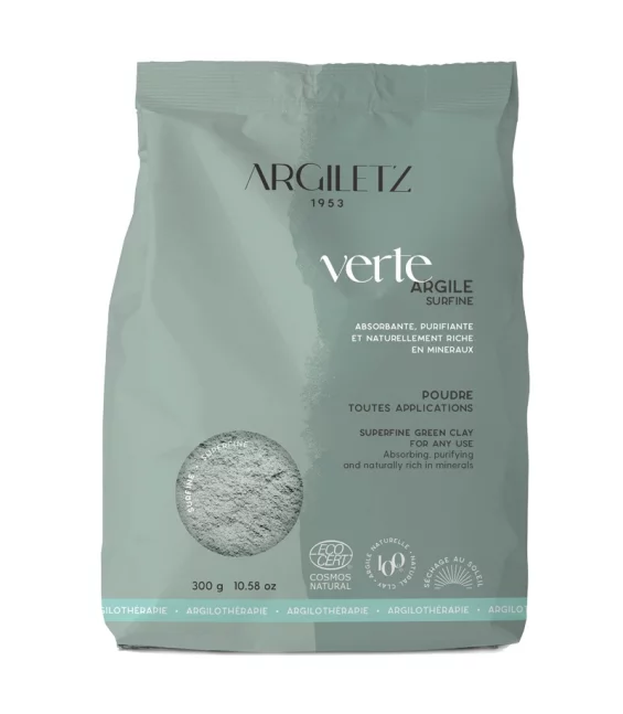 Argile verte surfine - 300g - Argiletz