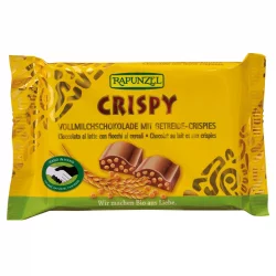 BIO-Vollmilchschokolade mit Getreide-Crispies - 100g - Rapunzel
