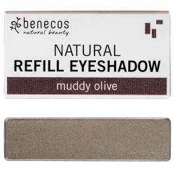 Nachfüller BIO-Lidschatten glänzend Muddy olive - 1,5g - Benecos