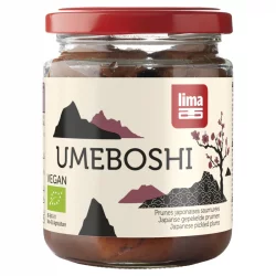 Prunes japonaises saumurées BIO - Umeboshi - 200g - Lima