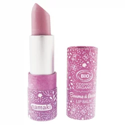 Baume à lèvres teinté rose léger BIO Framboise - Namaki