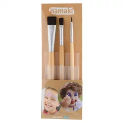 Kit de 3 pinceaux de maquillage - Namaki