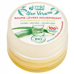 Baume à lèvres nourrissant BIO aloe vera - 10ml - MKL Green Nature
