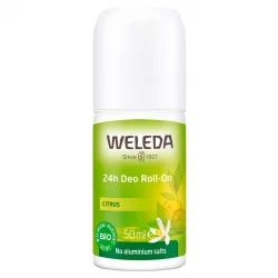 Déodorant à bille 24h BIO citrus - 50ml - Weleda