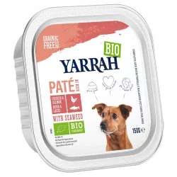 BIO-Paté Poulet & Lachs für Hunde - 150g - Yarrah