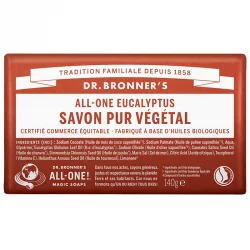 Savon pur BIO eucalyptus - 140g - Dr. Bronner's