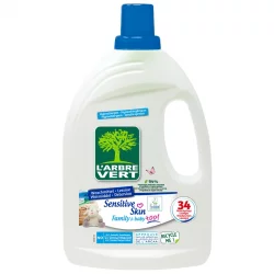 Lessive liquide écologique peau sensible - 1,53l - L'Arbre Vert