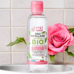 Eau micellaire hydratante BIO rose - 100ml - MKL Green Nature