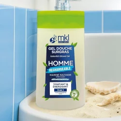 Natürliches Duschgel für Männer Wildes Meer - 200ml - MKL Green Nature