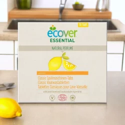 Ökologische Classic Spülmaschinen-Tabs Zitrone - 1,4kg - Ecover