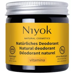 Déodorant crème 2 en 1 naturel Vitamina - 40ml - Niyok