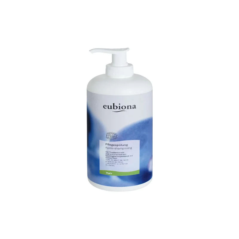 Après-shampooing BIO pépins de raisin & citron vert - 500ml - Eubiona