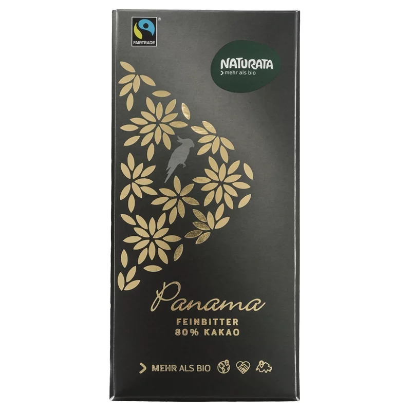 Chocolat noir 80% BIO Panama - 100g - Naturata