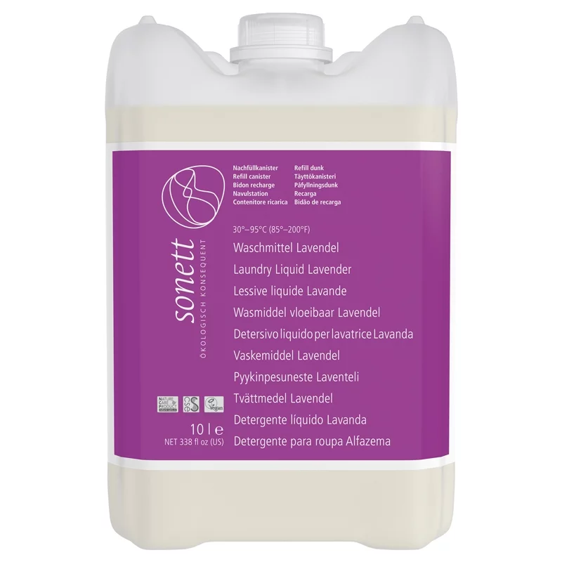 Ökologisches Flüssigwaschmittel Lavendel - 10l - Sonett﻿