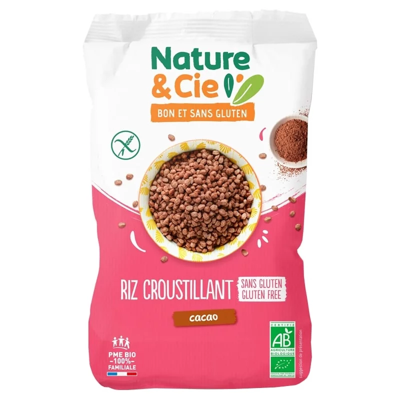 Riz croustillant au cacao BIO - 200g - Nature&Cie