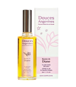 Fluide divin jolis seins BIO noyau d'abricot & rose musquée - Baume de Diane - 50ml - Douces Angevines