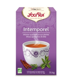 BIO-Kräutertee mit Zimt, Salbei & Oregano - Wohlfühl Tee - 17 Teebeutel - Yogi Tea