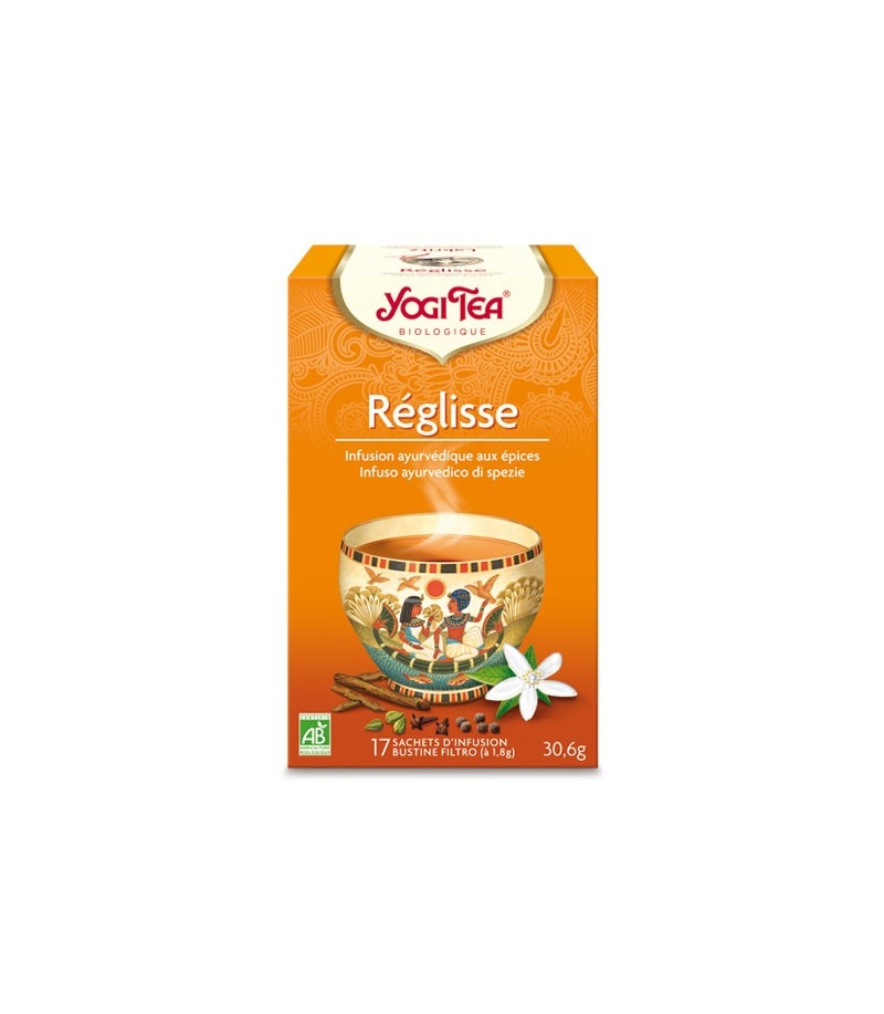 BIO-Kräutertee mit Süssholz - Lakritz - 17 Teebeutel - Yogi Tea