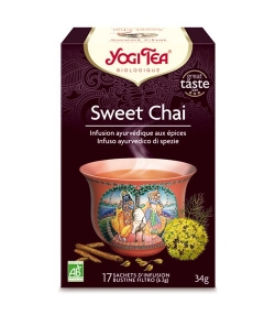 Infusion d'anis, réglisse & fenouil BIO - Sweet Chai - 17 sachets - Yogi Tea