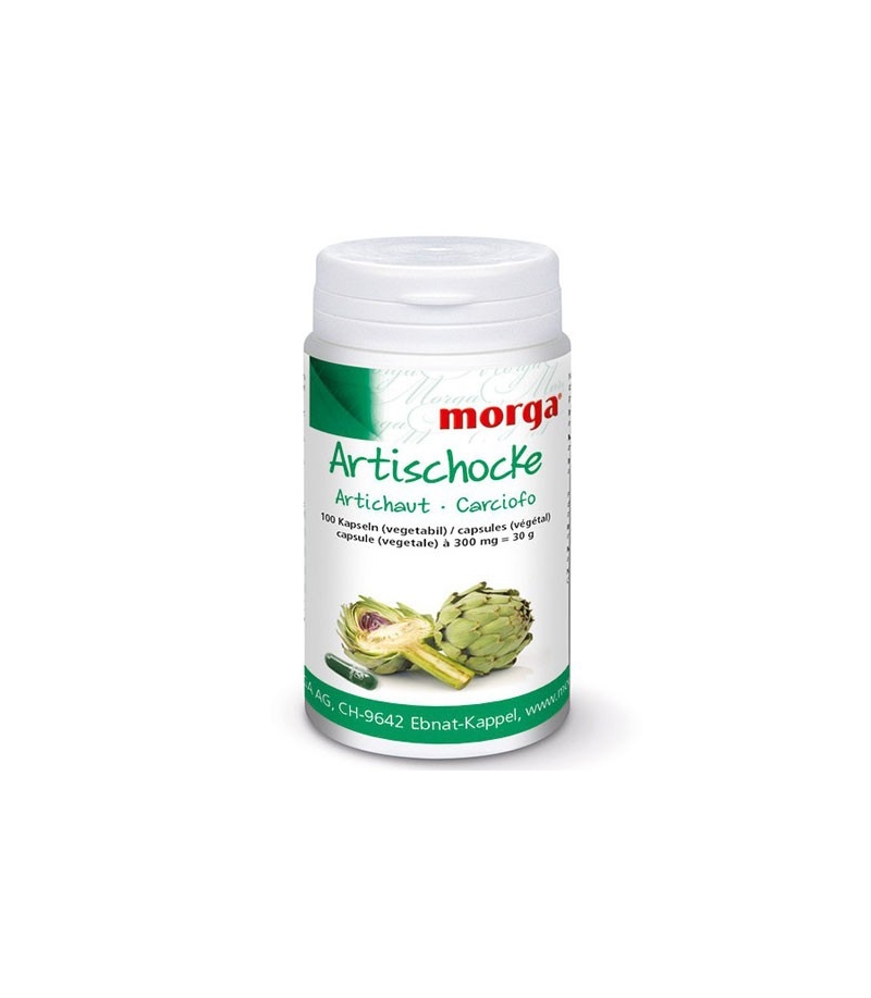 Artischocke - 100 Kapseln - 300mg - Morga Artischocke - 100 Kapseln - 300mg - Morga