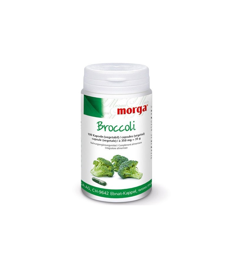 Broccoli - 100 Kapseln - 350mg - Morga Broccoli - 100 Kapseln - 350mg - Morga