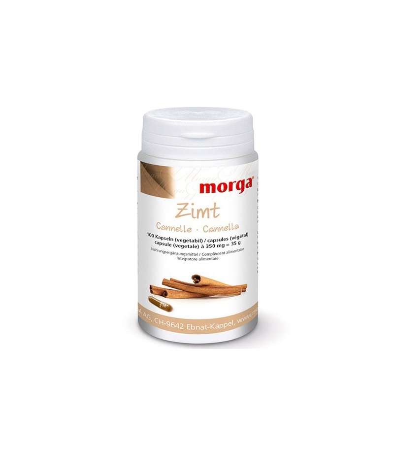 Zimt - 100 Kapseln - 350mg - Morga Zimt - 100 Kapseln - 350mg - Morga