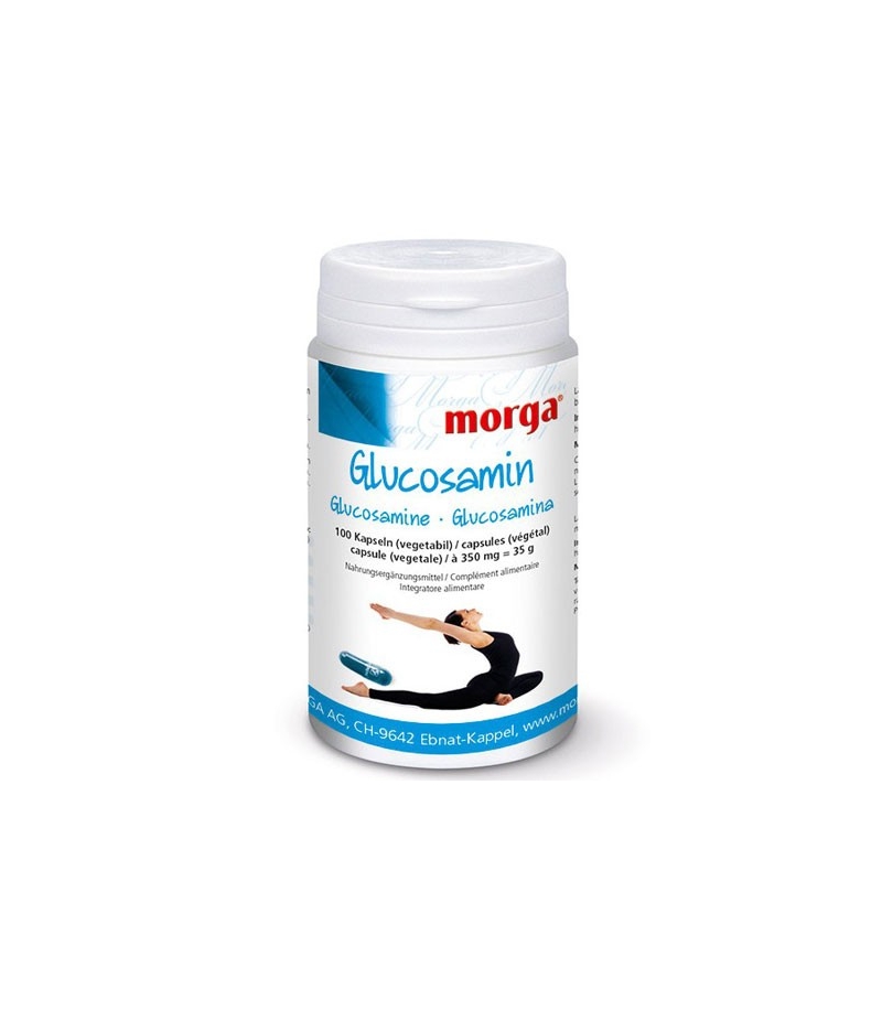 Glucosamine - 100 capsules - 350mg - Morga Glucosamine - 100 capsules - 350mg - Morga