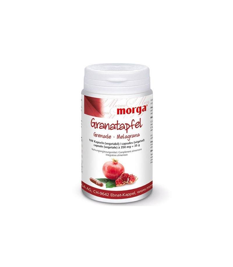Granatapfel - 100 Kapseln - 350mg - Morga Granatapfel - 100 Kapseln - 350mg - Morga