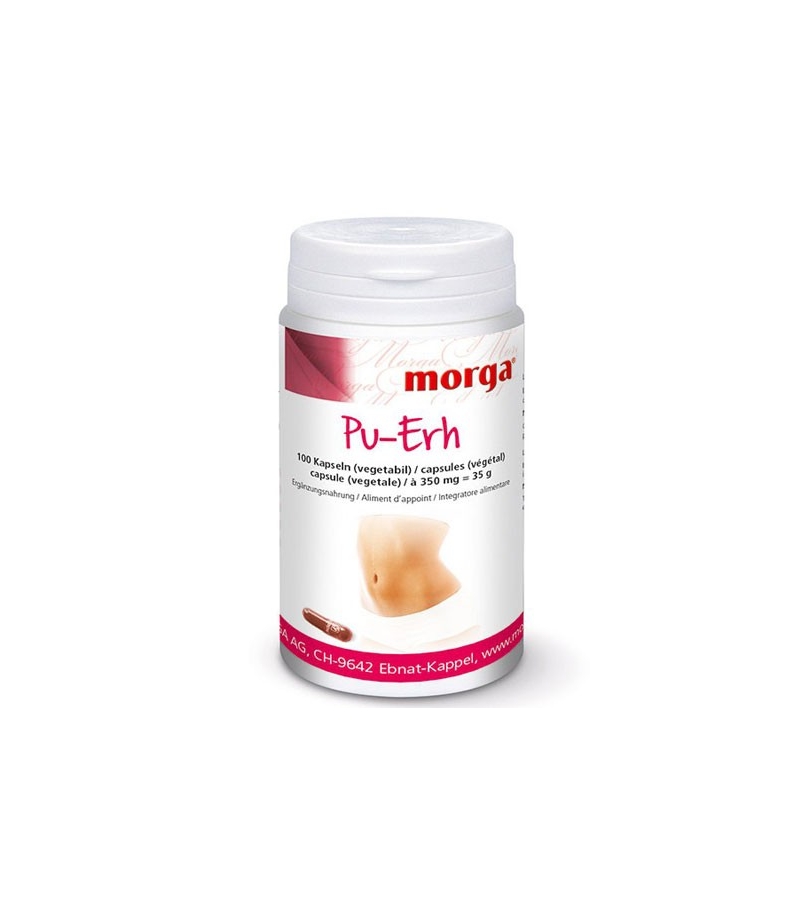 Pu-Erh - 100 capsules - 350mg - Morga Pu-Erh - 100 capsules - 350mg - Morga