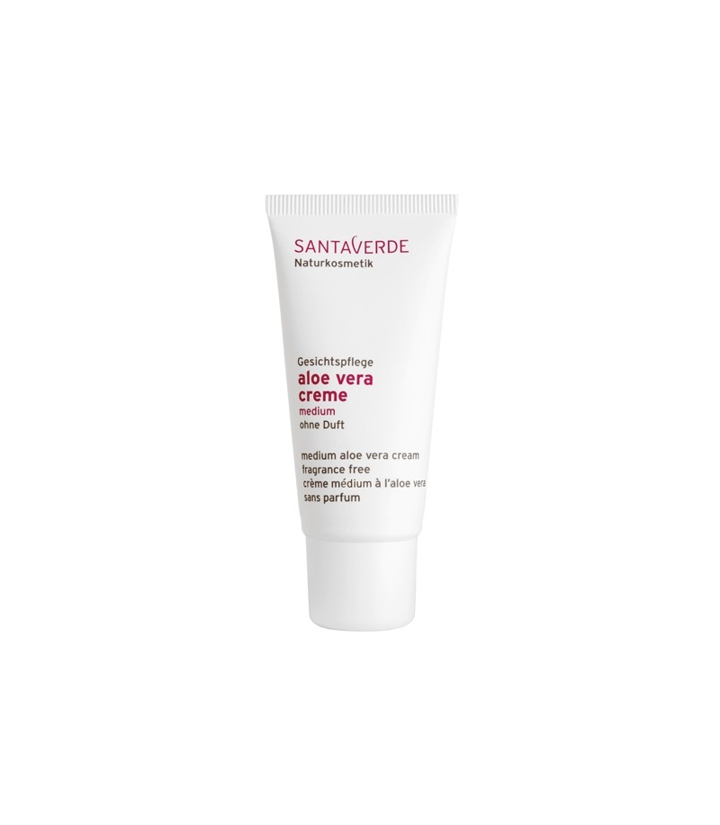 BIO-Creme Medium ohne Duft Aloe Vera - 30ml - Santaverde BIO-Creme Medium ohne Duft Aloe Vera - 30ml - Santaverde