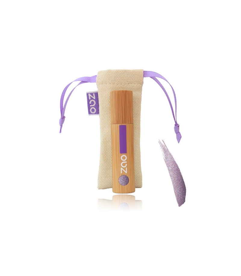 Vernis à lèvres nacré BIO N°034 Violine - 5ml - Zao Make-up Vernis à lèvres nacré BIO N°034 Violine - 5ml - Zao Make-up