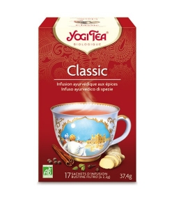 Infusion de cannelle, gingembre & cardamome BIO - Classic - 17 sachets - Yogi Tea