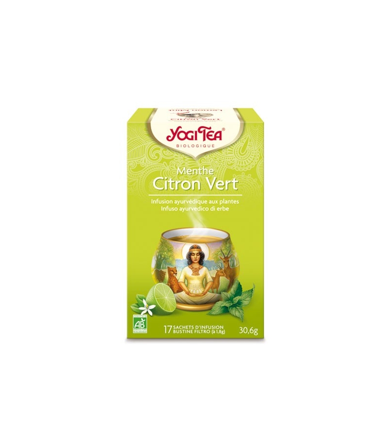 BIO-Kräutertee mit Zitrone & Pfefferminze - Lemon Mint - 15 Teebeutel - Yogi Tea BIO-Kräutertee mit Zitrone & Pfefferminze - Lemon Mint - 15 Teebeutel - Yogi Tea
