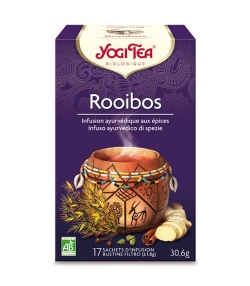 BIO-Kräutertee mit Rotbusch - Rooibos - 17 Teebeutel - Yogi Tea