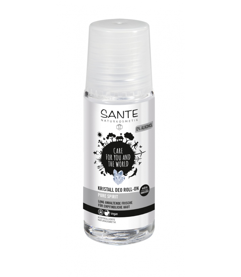 Déodorant à bille BIO cristal d'alun - 50ml - Sante Déodorant à bille BIO cristal d'alun - 50ml - Sante