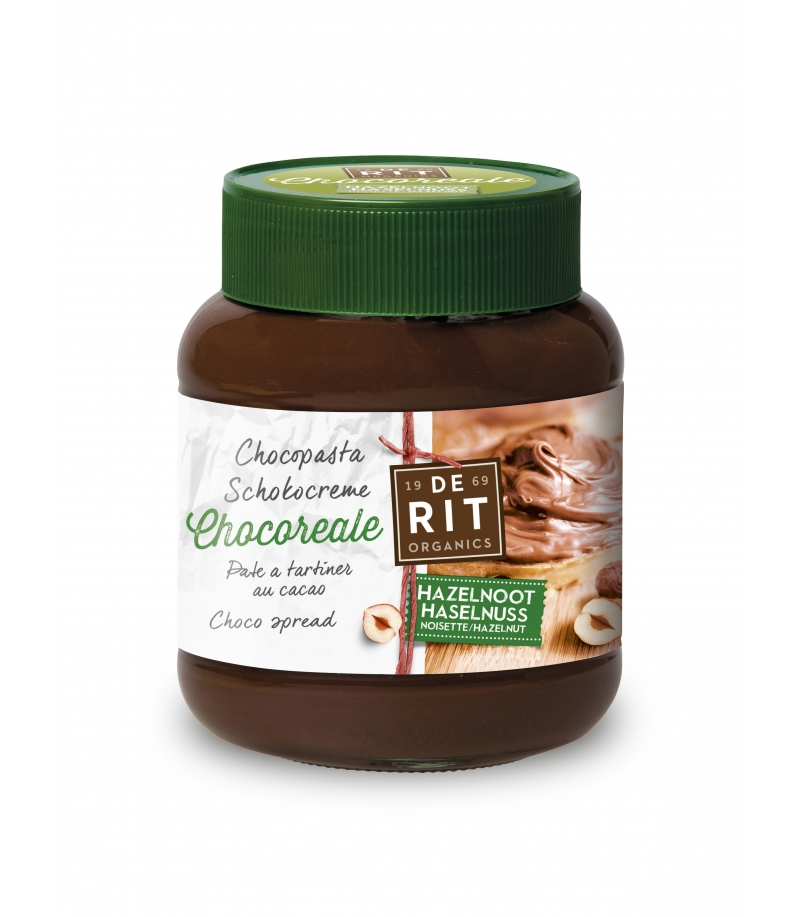 BIO-Schokocreme mit Haselnüssen Chocoreale - 350g - De Rit