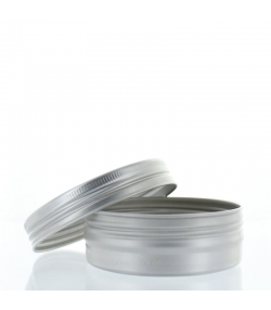 Boîte en aluminium 75ml avec couvercle à vis - 1 pièce - Aromadis Boîte en aluminium 75ml avec couvercle à vis - 1 pièce - Aromadis