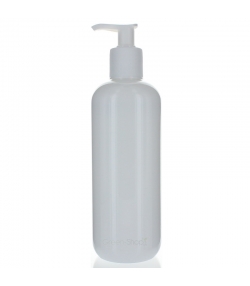 Runde weisse Optima Plastikflasche 500ml mit Pumpspender - 1 Stück - Aromadis Runde weisse Optima Plastikflasche 500ml mit Pumpspender - 1 Stück - Aromadis